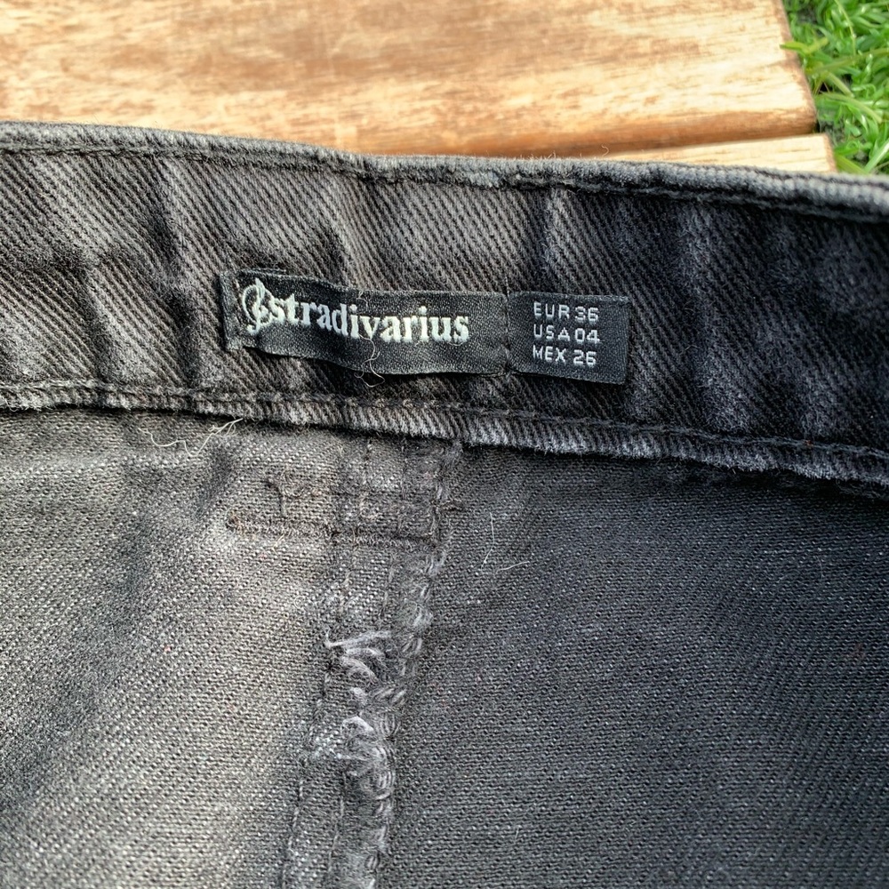 Stradivarius Denim Skirt Sz 25in View 3